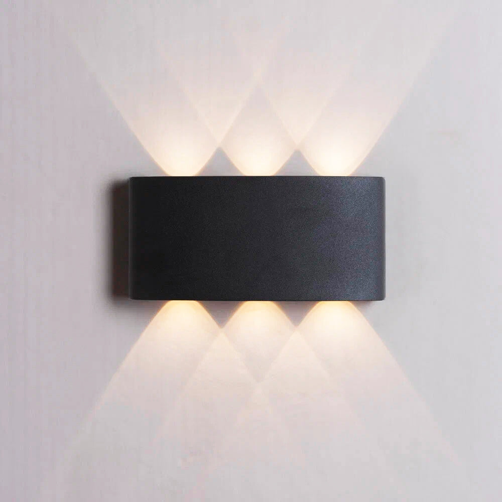 Aplique De Pared Led Negro