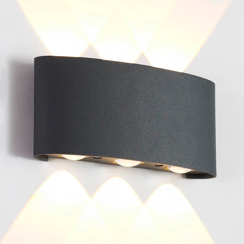 Aplique De Pared Led Negro