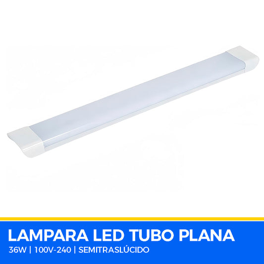 Lámpara Led Tubo Plana