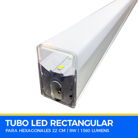 Lámpara Led De Tubo Rectangular 22 Cm