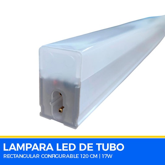 Lámpara Led De Tubo Rectangular 120 cm
